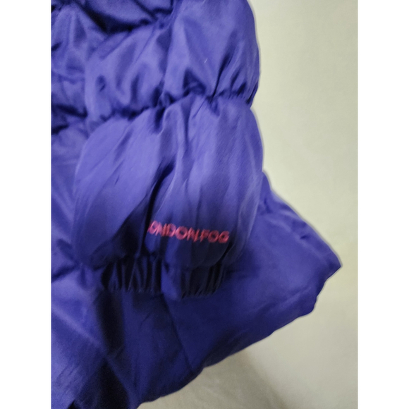 London Fog Floral Purple Puff Jacket for Little Girl Size M 5 - 6 - Picture 5 of 13